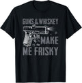 Guns Whisky Make Me Frisky 9Mm Gun Owner Funny Pistol