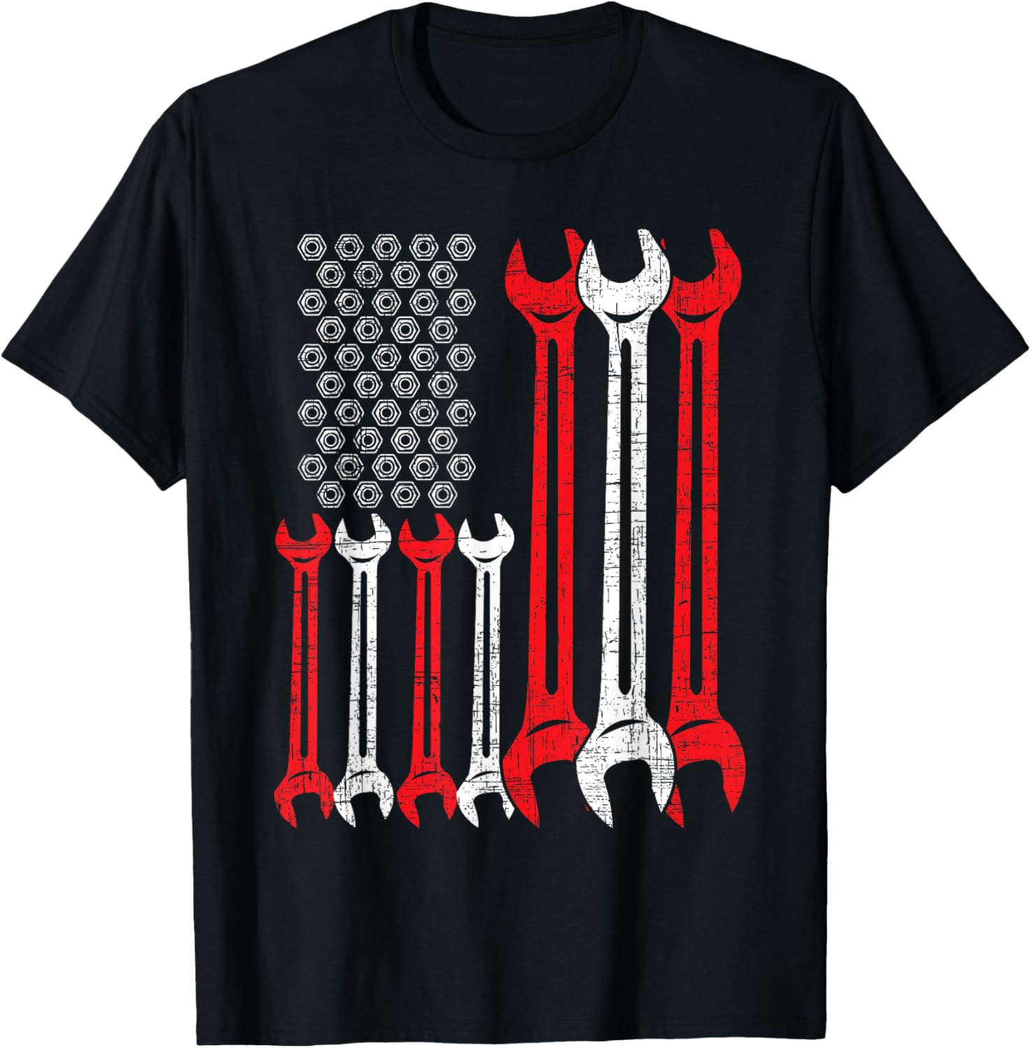 American Flag Usa Diesel Mechanic Automobile Vehicle