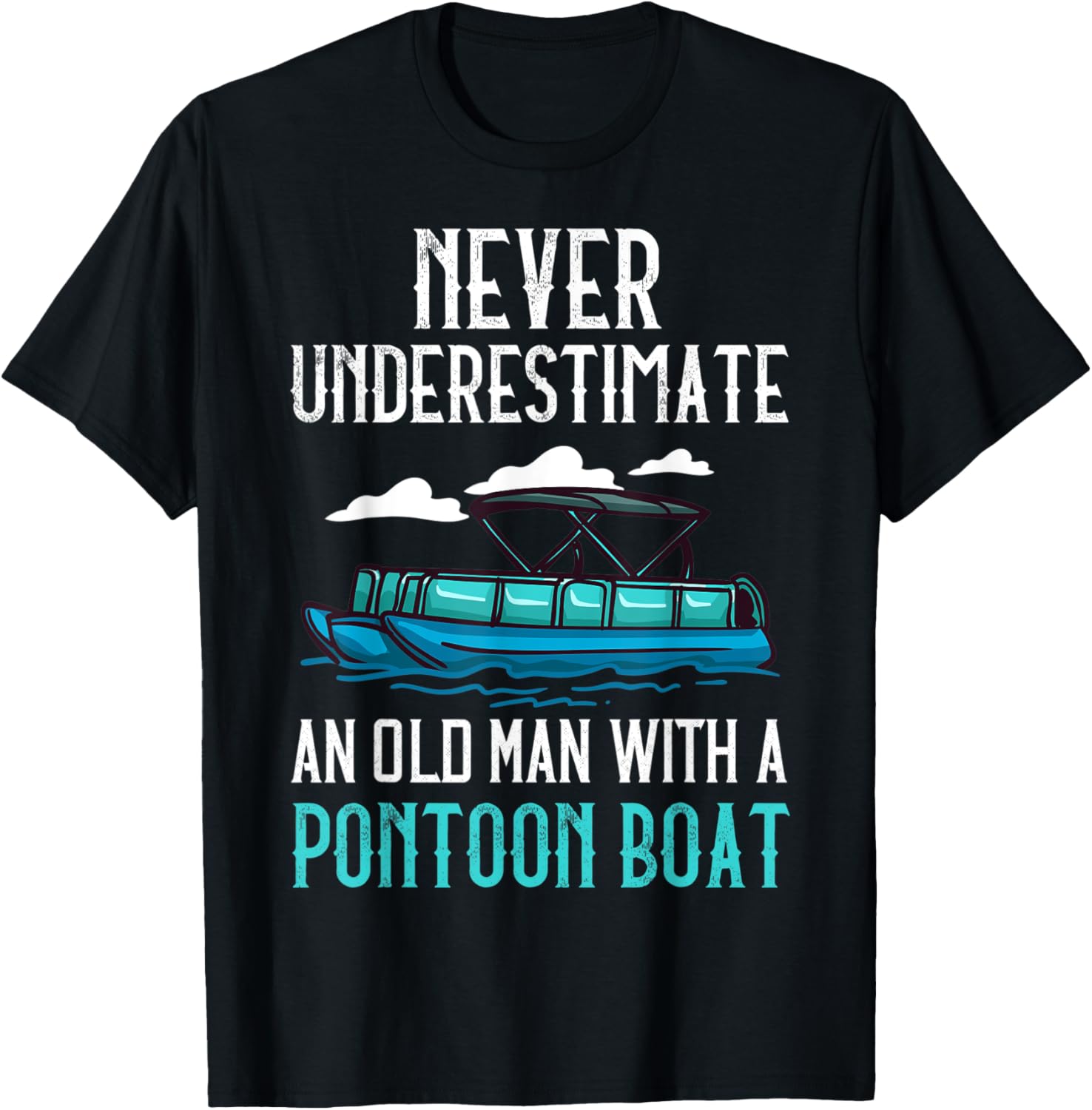 Mens Pontoon Captain Boat Pontooning