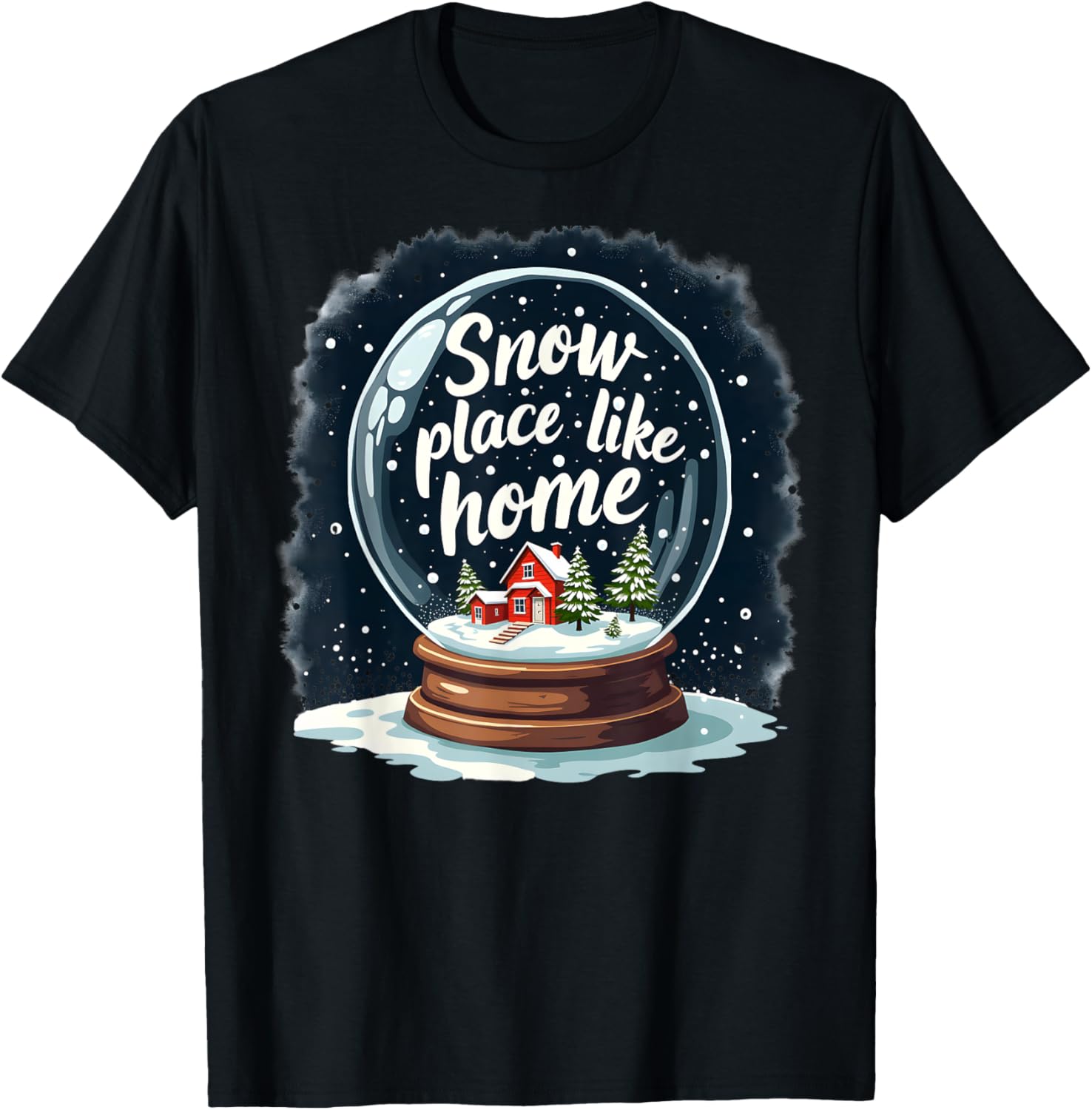 Snow Place Like Home Christmas Snow Globe Cozy Winter