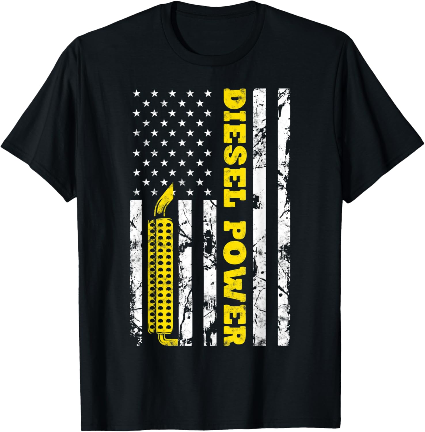Thin Yellow Line Flag Diesel Power American Driver