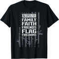 Dont Mess My Family Faith Friends Flag Firearms Funny Gun