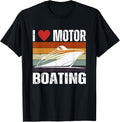 Mens Funny Boater Life Speed Boat Captain I