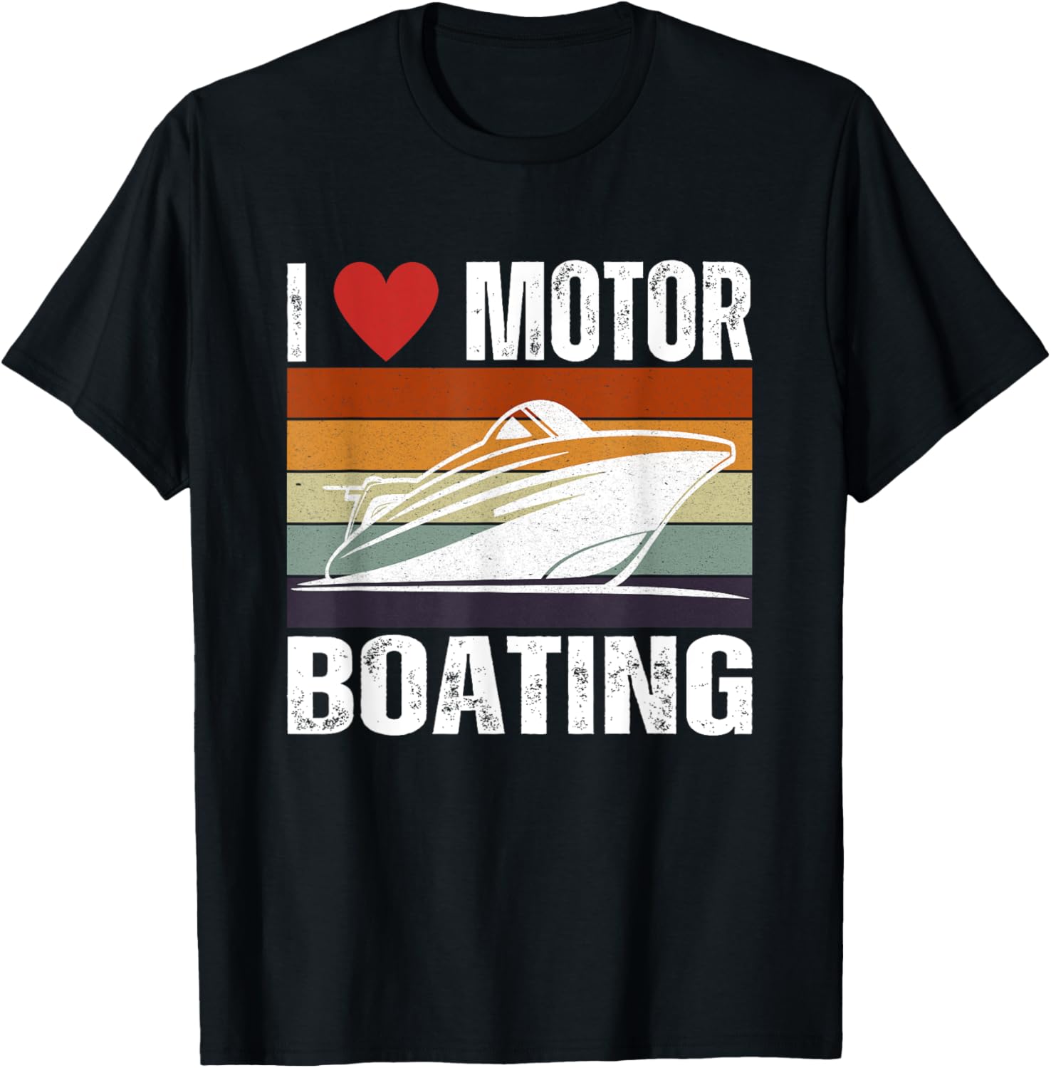 Mens Funny Boater Life Speed Boat Captain I