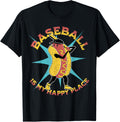 Funny Baseball Is My Happy Place Hot Dog