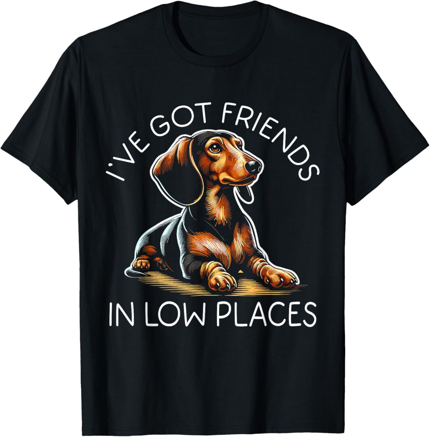 I've Got Friends In Low Places Dachshund Chiweenie Wiener