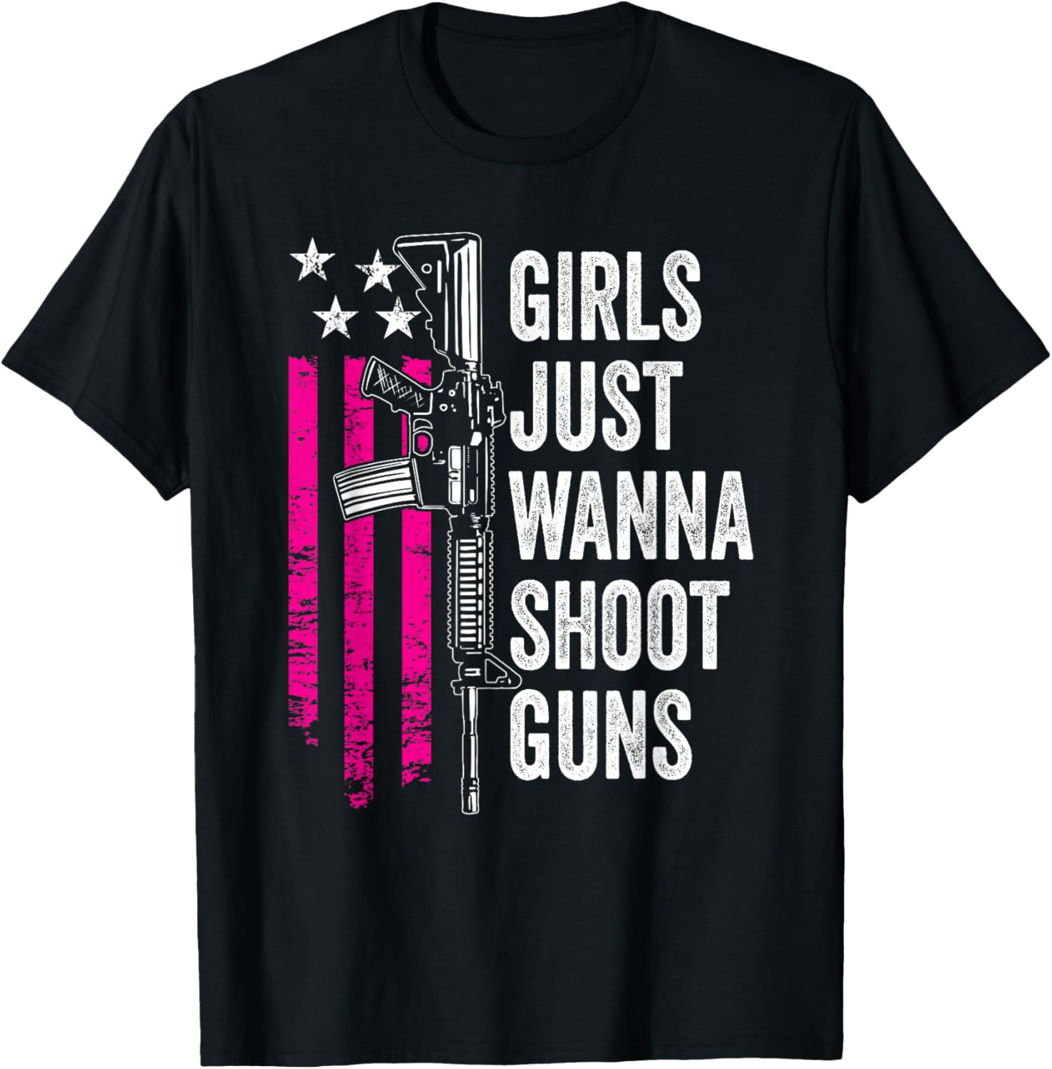 Girls Just Wanna Shoot Guns Funny Womens Gun Owner Usa