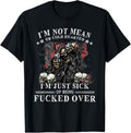 Im Not Mean Or Cold Hearted Im Just Sick Cool Skull Gun