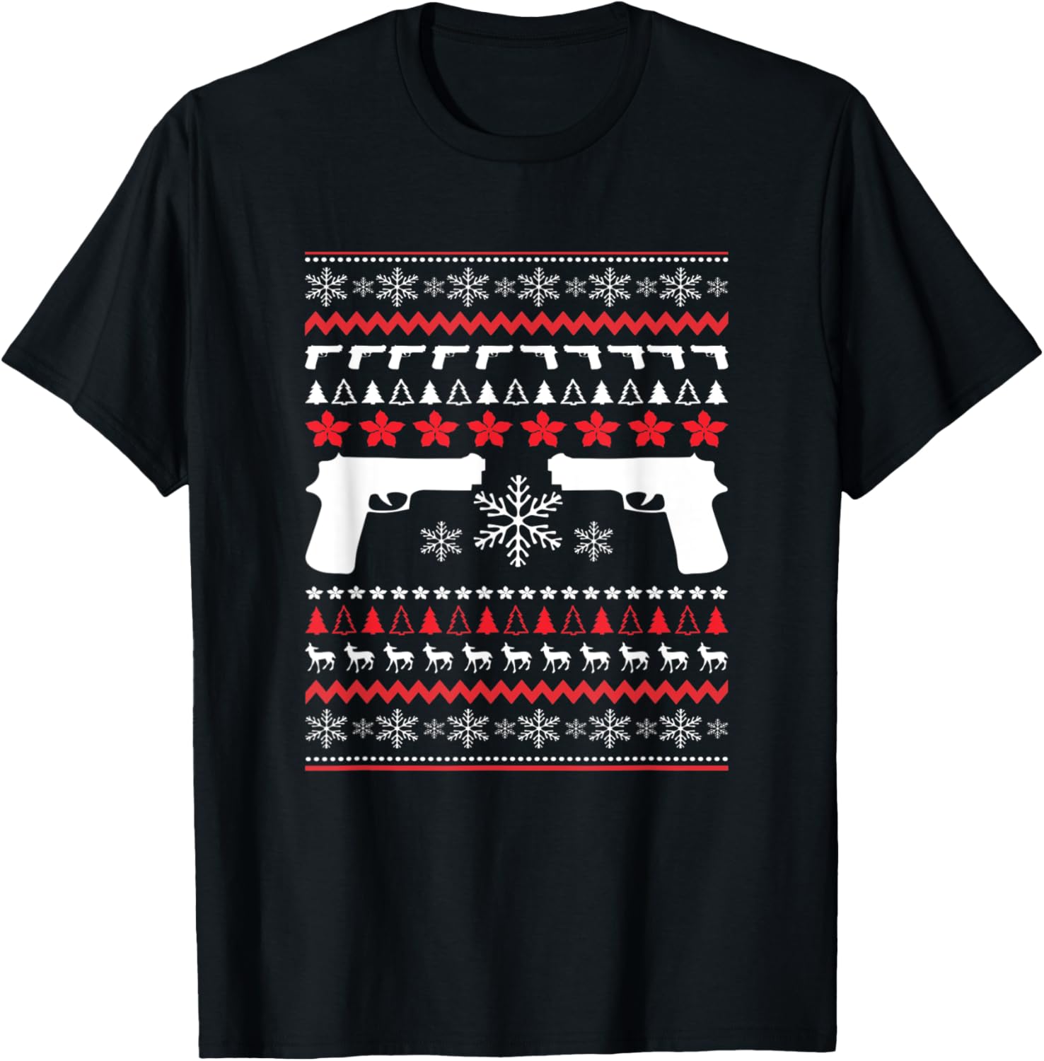 Funny Gun Lover 2Nd Amendment Ugly Christmas Gun