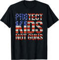 Protect Kids Not Guns Us Flag Protect Children