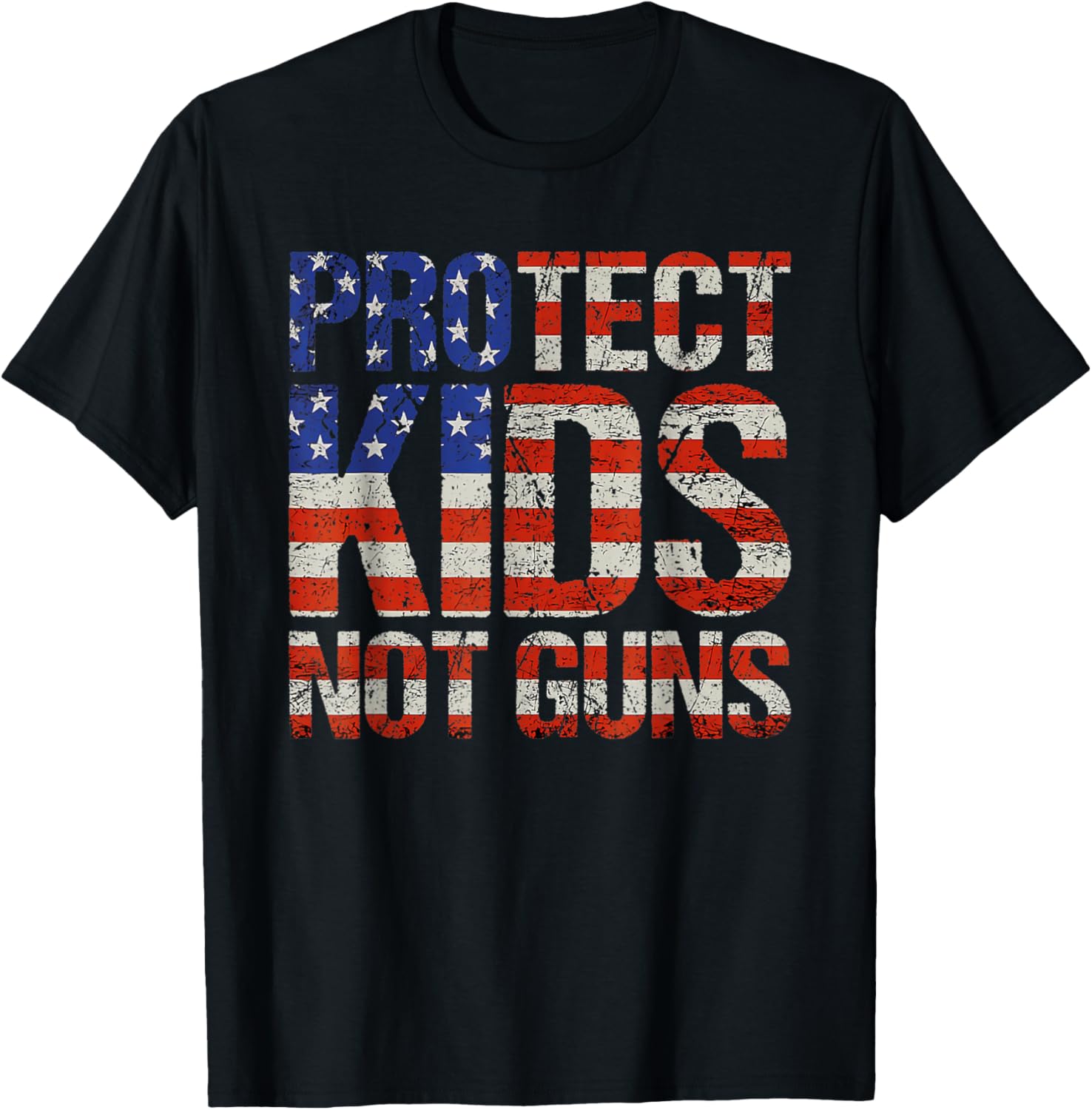 Protect Kids Not Guns Us Flag Protect Children