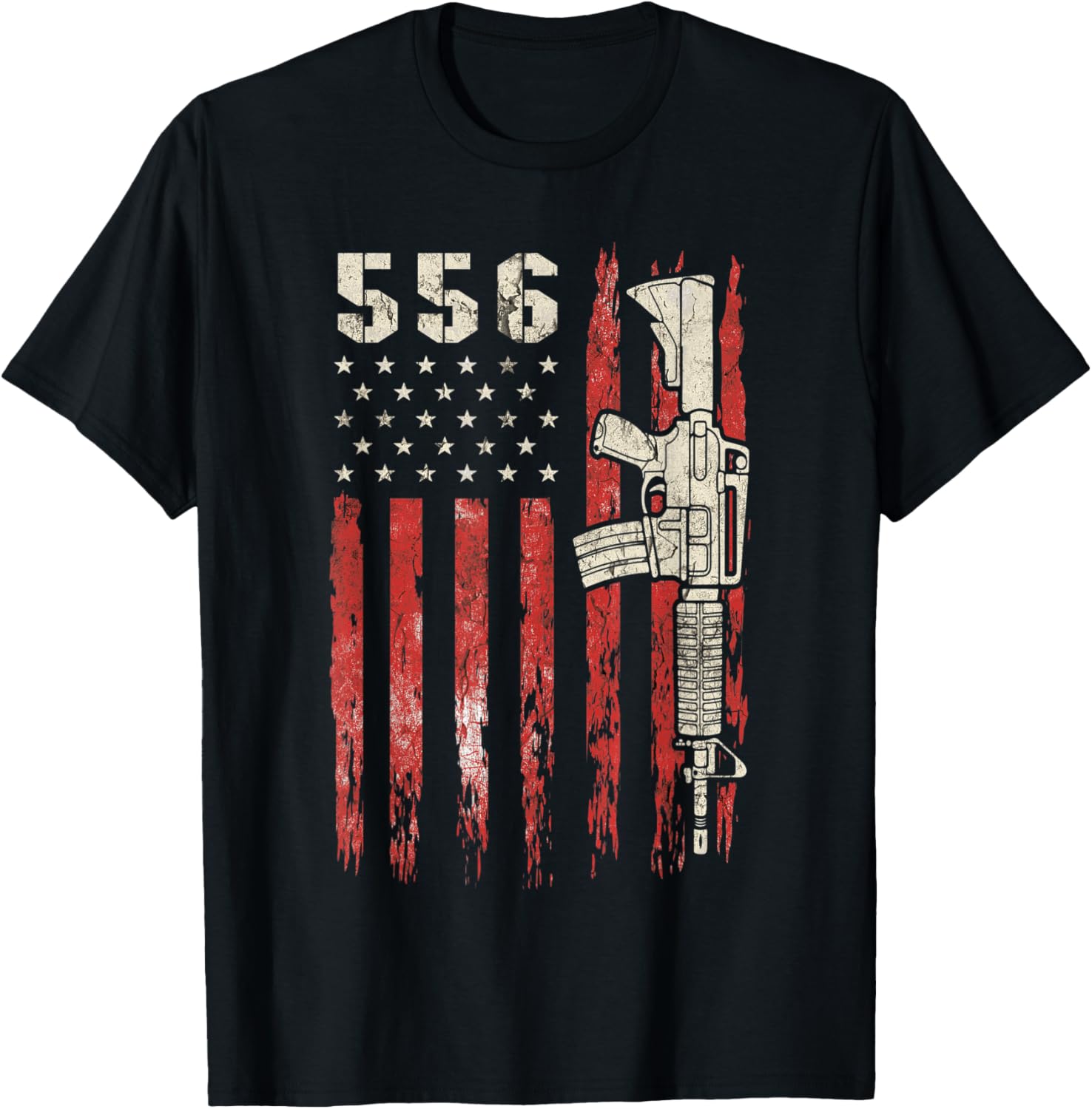 Ar15 American Flag Ar15 Rifle Gun Owner Design