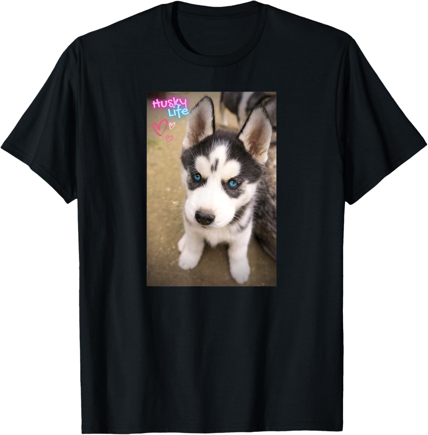 Adorable Siberian Husky Life Blue Eyes Cute Puppy Dog Men Women Kids