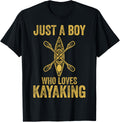Funny Just A Boy Who Loves Kayaking Boat
