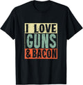 Assault Shooter Cannon Rifle Bullet I Love Guns Bacon