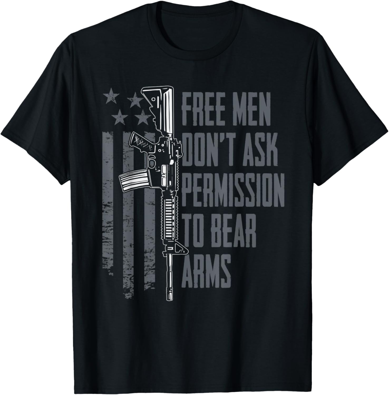 Free Men Dont Ask Permission To Bear Arms Gun Rights Usa