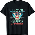 Pistol Rifle Lovers Protect Hunters Love Guns Titties