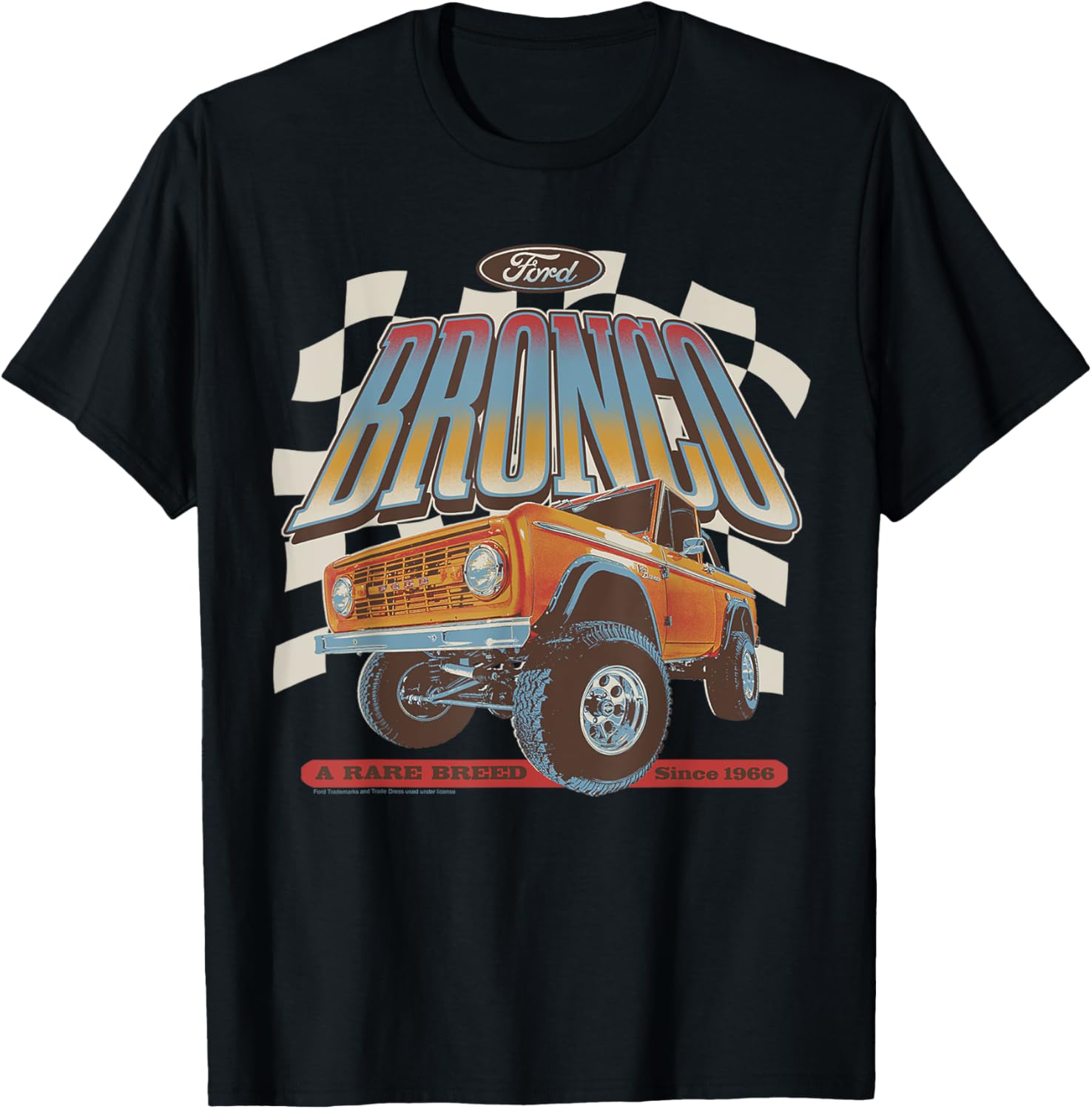 Ford Vintage Bronco A Rare Breed Since 1966 Checkered