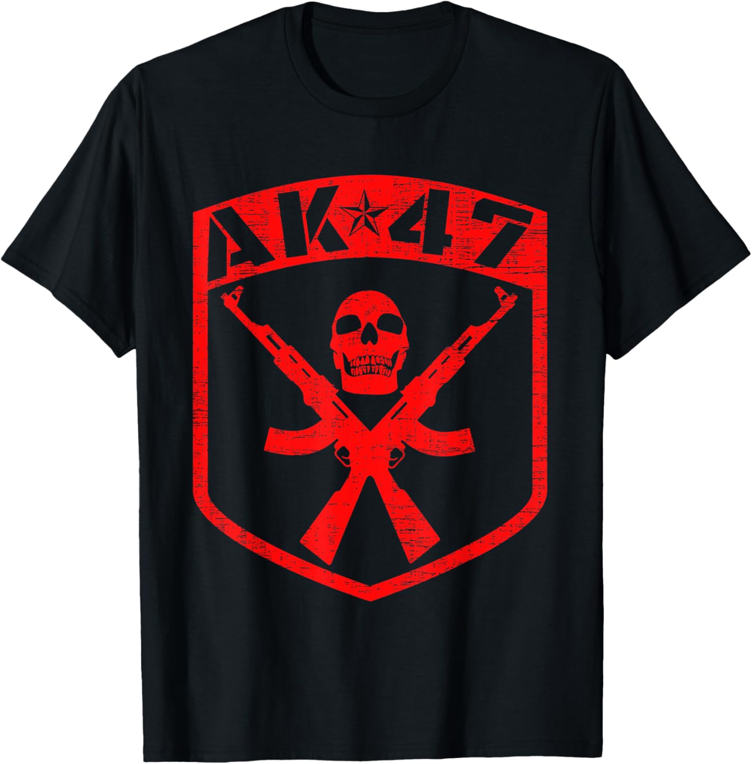 Kalashnikov Skull Ak 47 Assault Rifle Gun