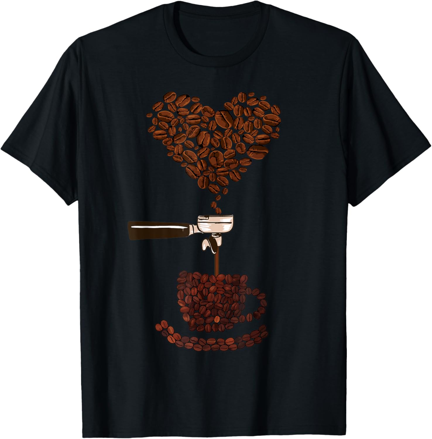 Coffee Beans Heart Barista Espresso Lover Coffeemaker