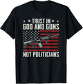 Trust In God Guns Not Politicians Pro Gun Ar15 Flag