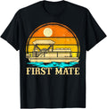 Vintage First Mate Captain Pontoon Boat Boating Captain