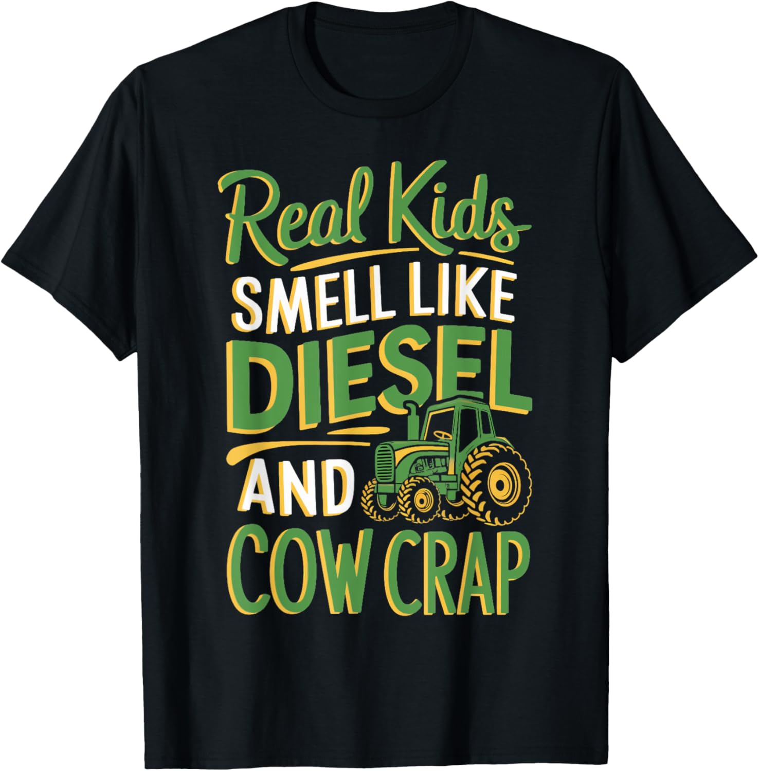 Kids Smell Like Diesel Farmer Agriculture Farm Tractor