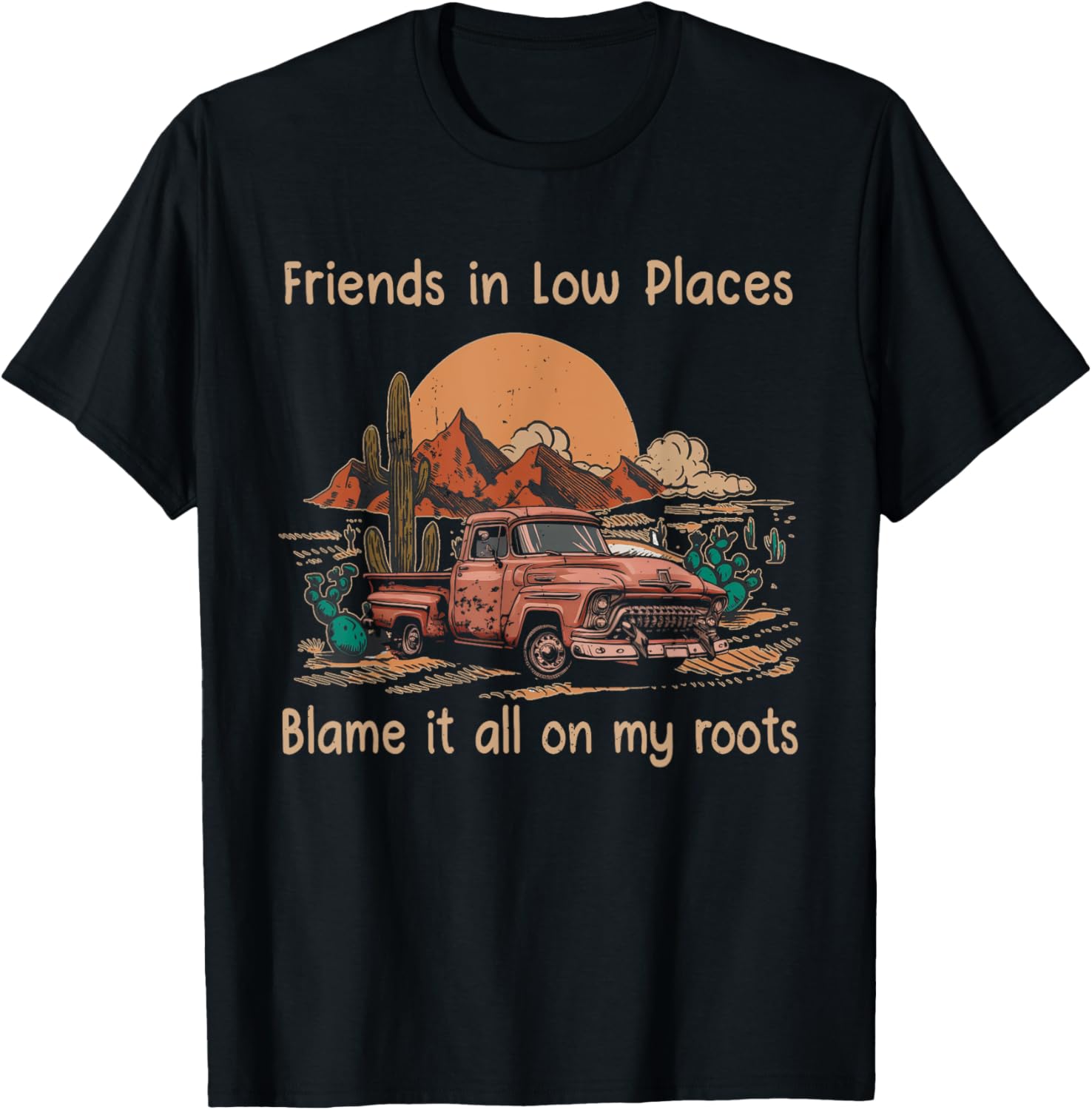 Friends In Low Place Western Country Music Truck Drivers