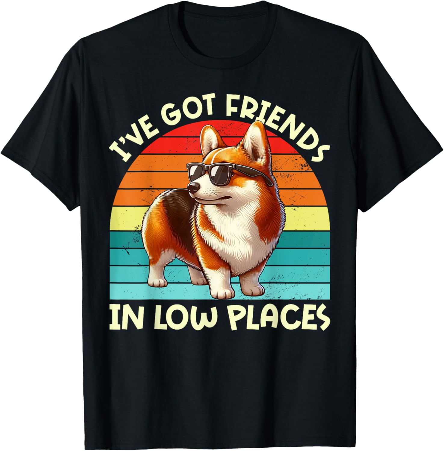 I've Got Friends In Low Places Corgi Welsh Lover Dog Animal