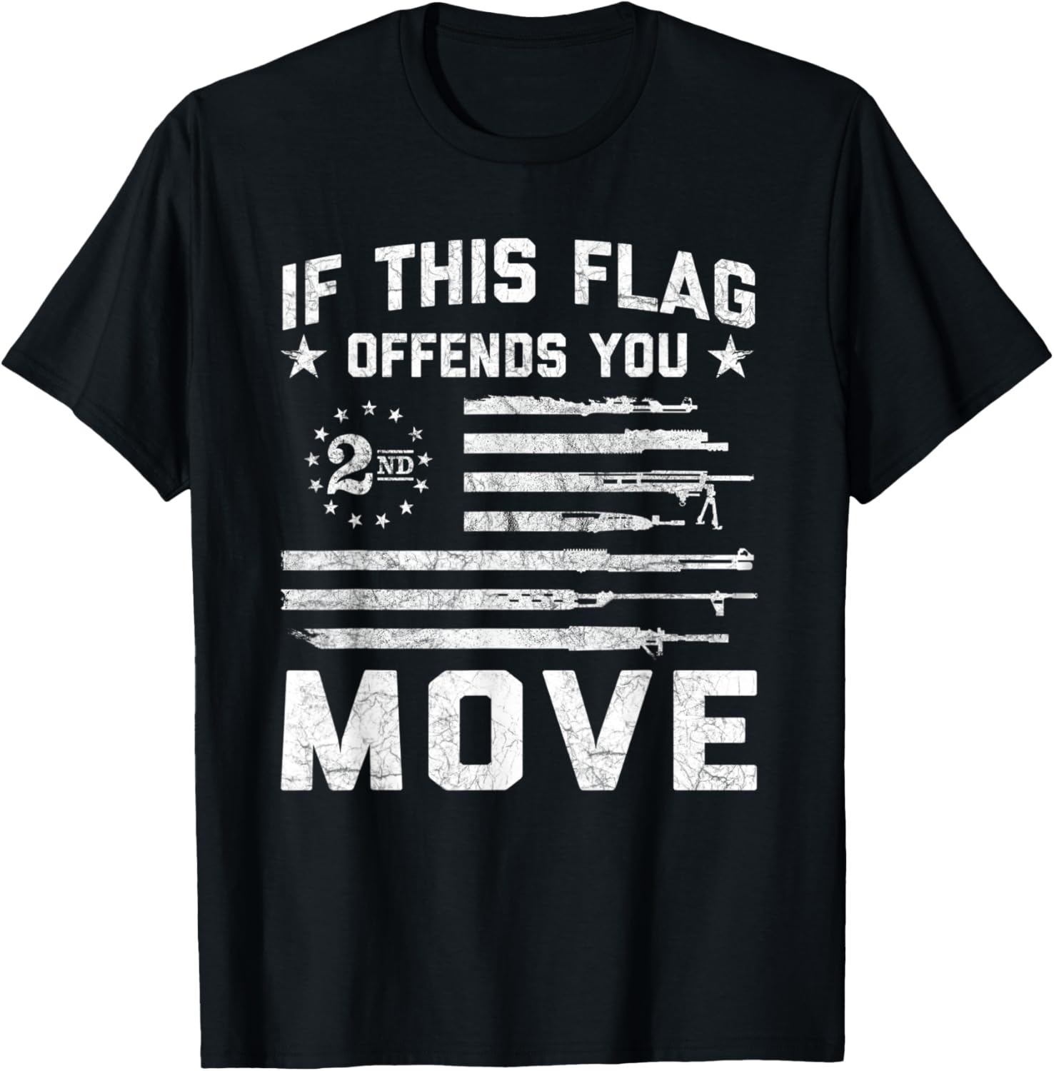 If This Flag Offends You Move Patriotic Usa Flag Gun Rights Women