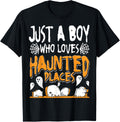 Just A Boy Who Loves Haunted Places Ghost Hunter Halloween