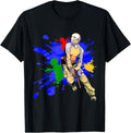 Paintball Player Paintball Gun Glasses Splattered Paint