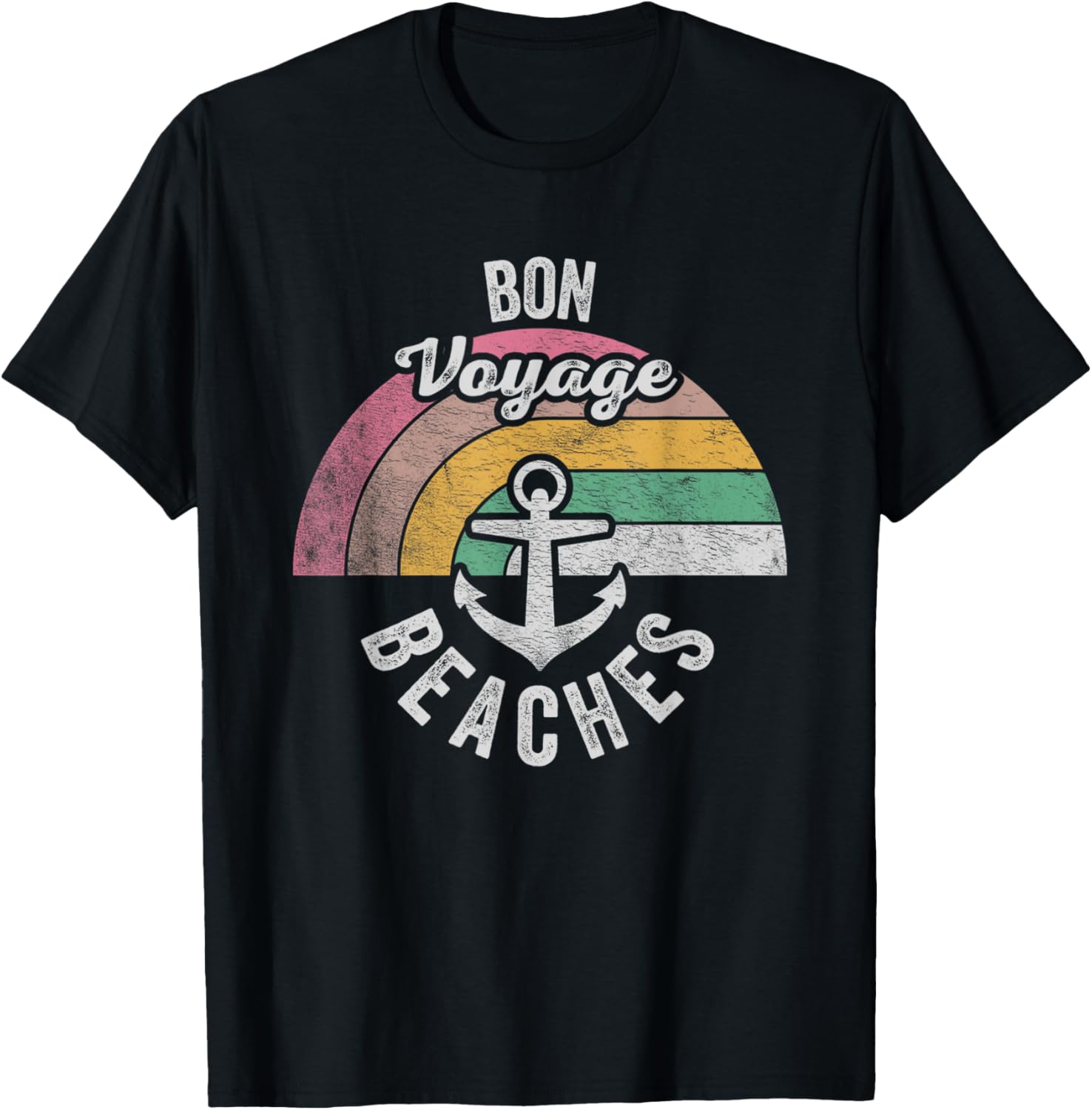 Vintage Bon Voyage Beaches Summer Vacation Boat Anchor
