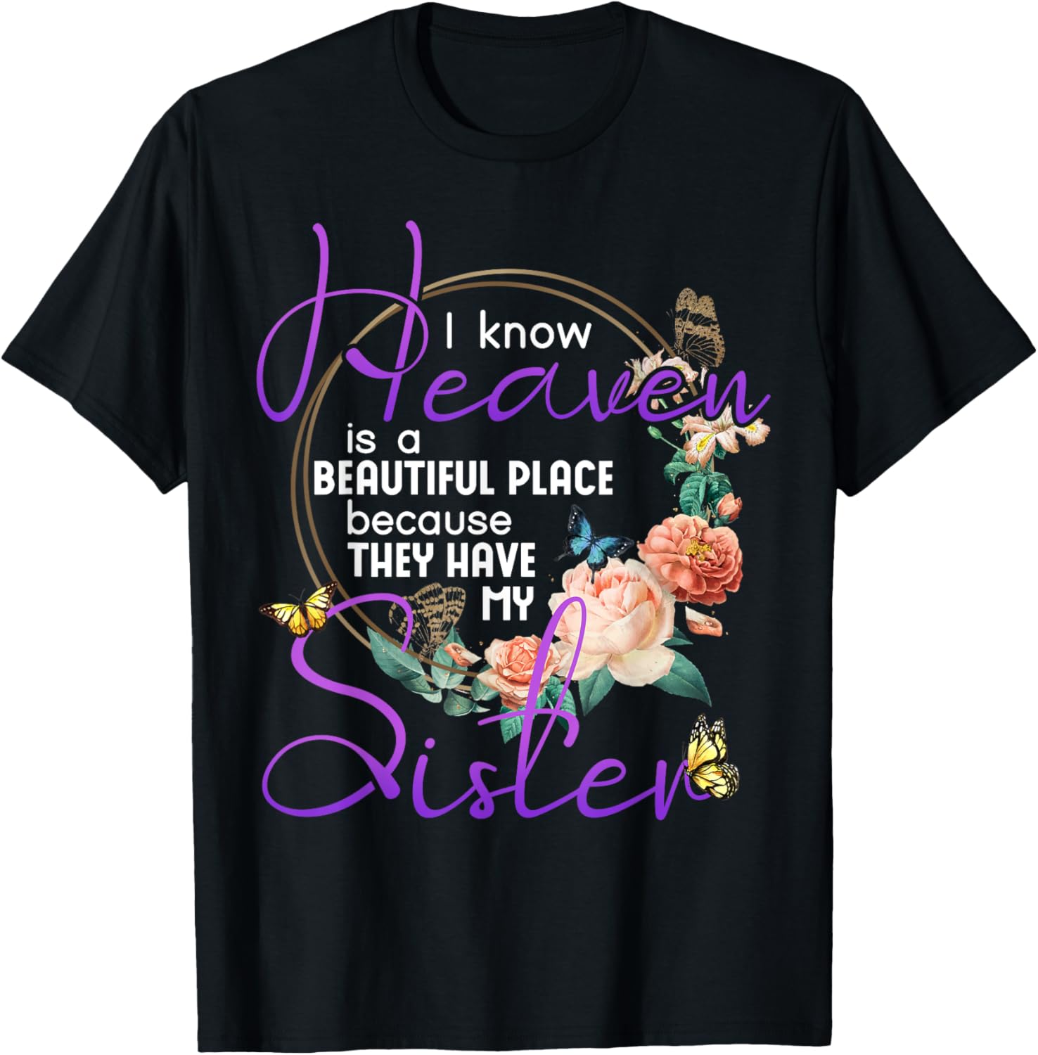 Sister I Know Heaven is a Beautiful Place Family Memorial