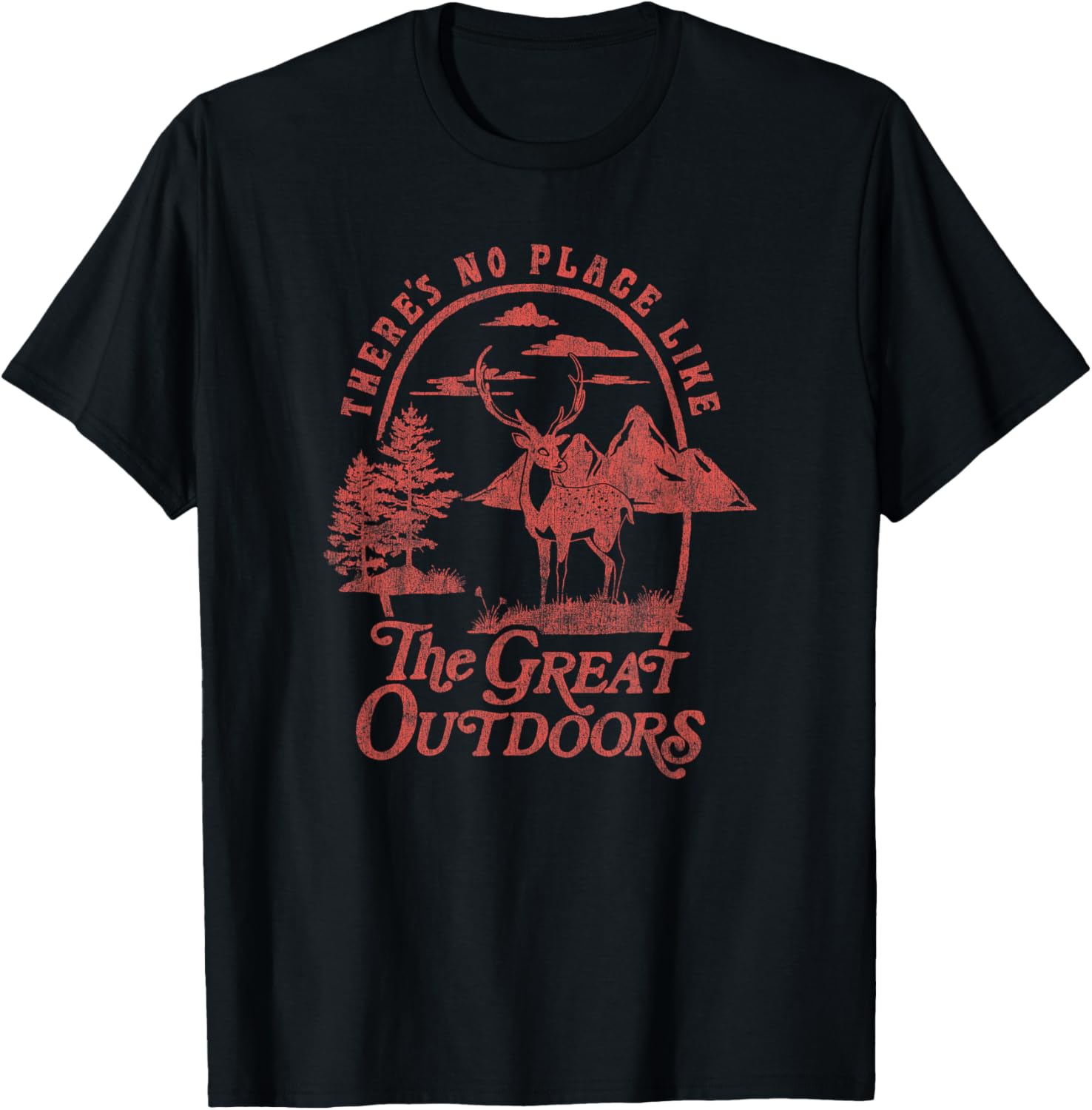 There's No Place Like The Great Outdoors Deer Landscape