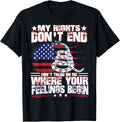 My Rights Dont End Where Your Feelings Begin Gun T Shirt