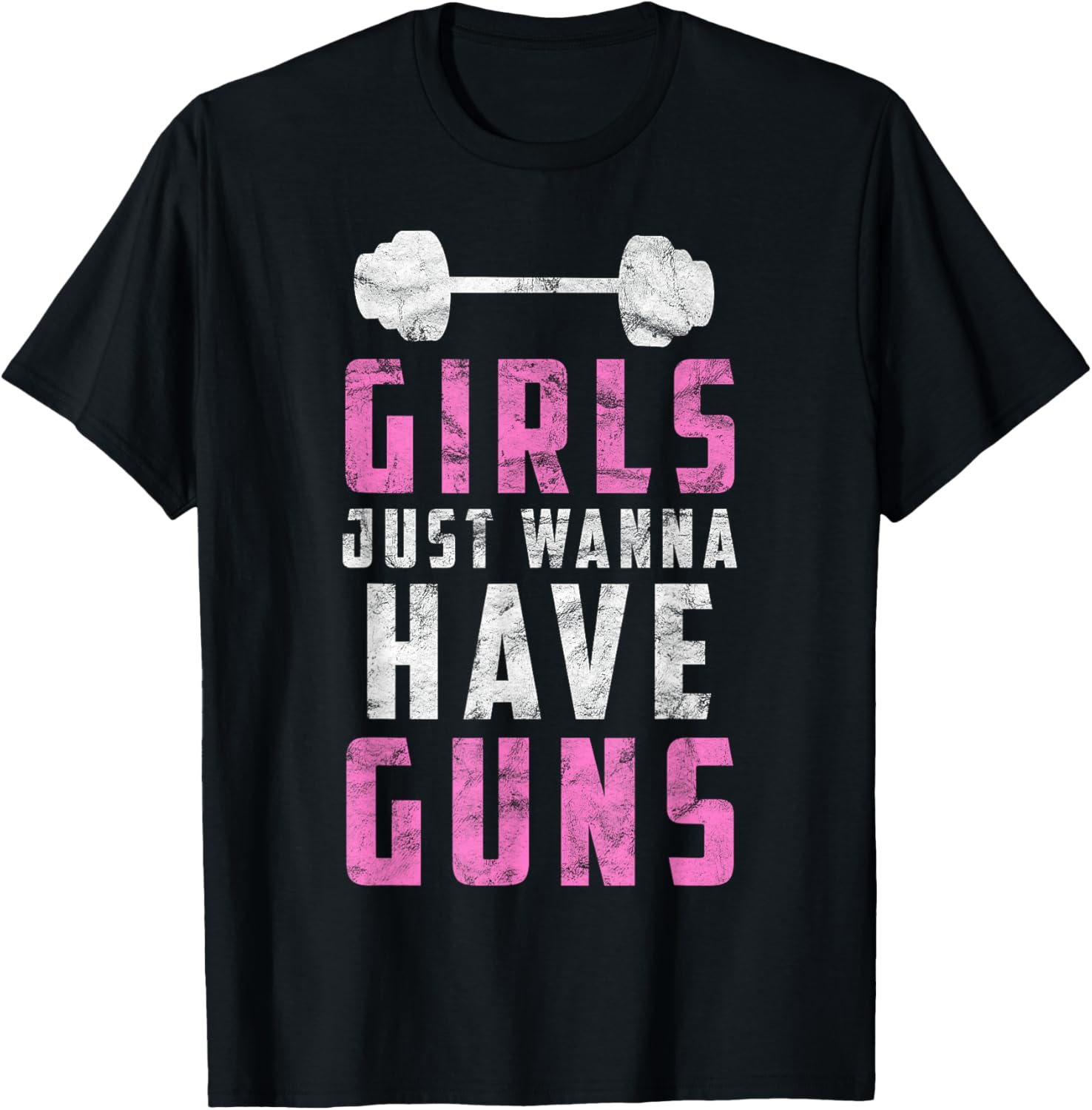 Womens Girls Just Want To Have Guns Funny T Shirt