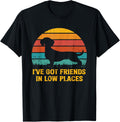 Vintage Dachshund I've Got Friends In Low Places Wiener Dog
