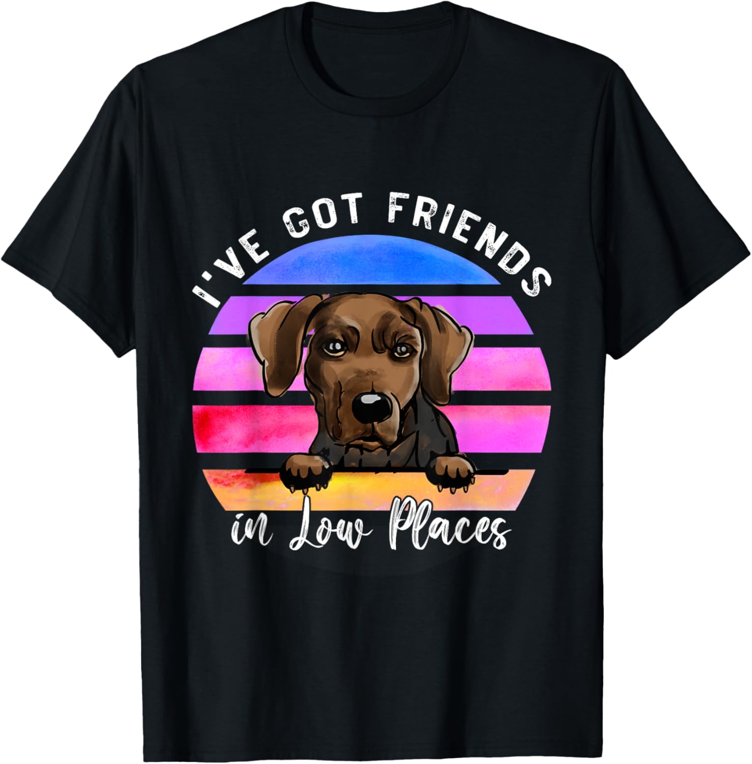 I've Got Friends In Low Places Serbian hound Dog