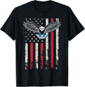 Eagle Holding Gun American Flag Women Men