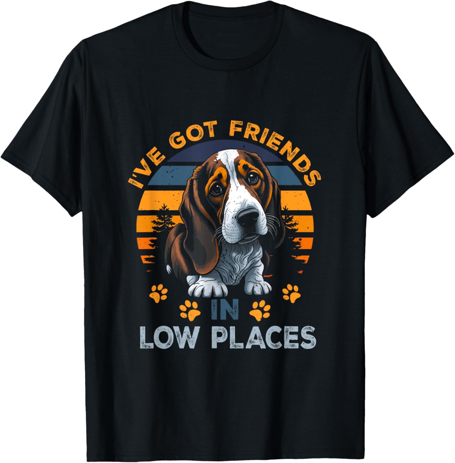 Basset Hound Dog Breed I've Got Friends Low Places