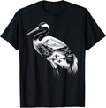 Japanese Crane Bird Landscape Nature Mountains Japan Boats