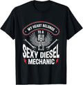 Vintage Mechanic Girlfriend Diesel Mechanic Wife