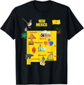 Hand Drawn Illustration of New Mexico Map Tourist places, US