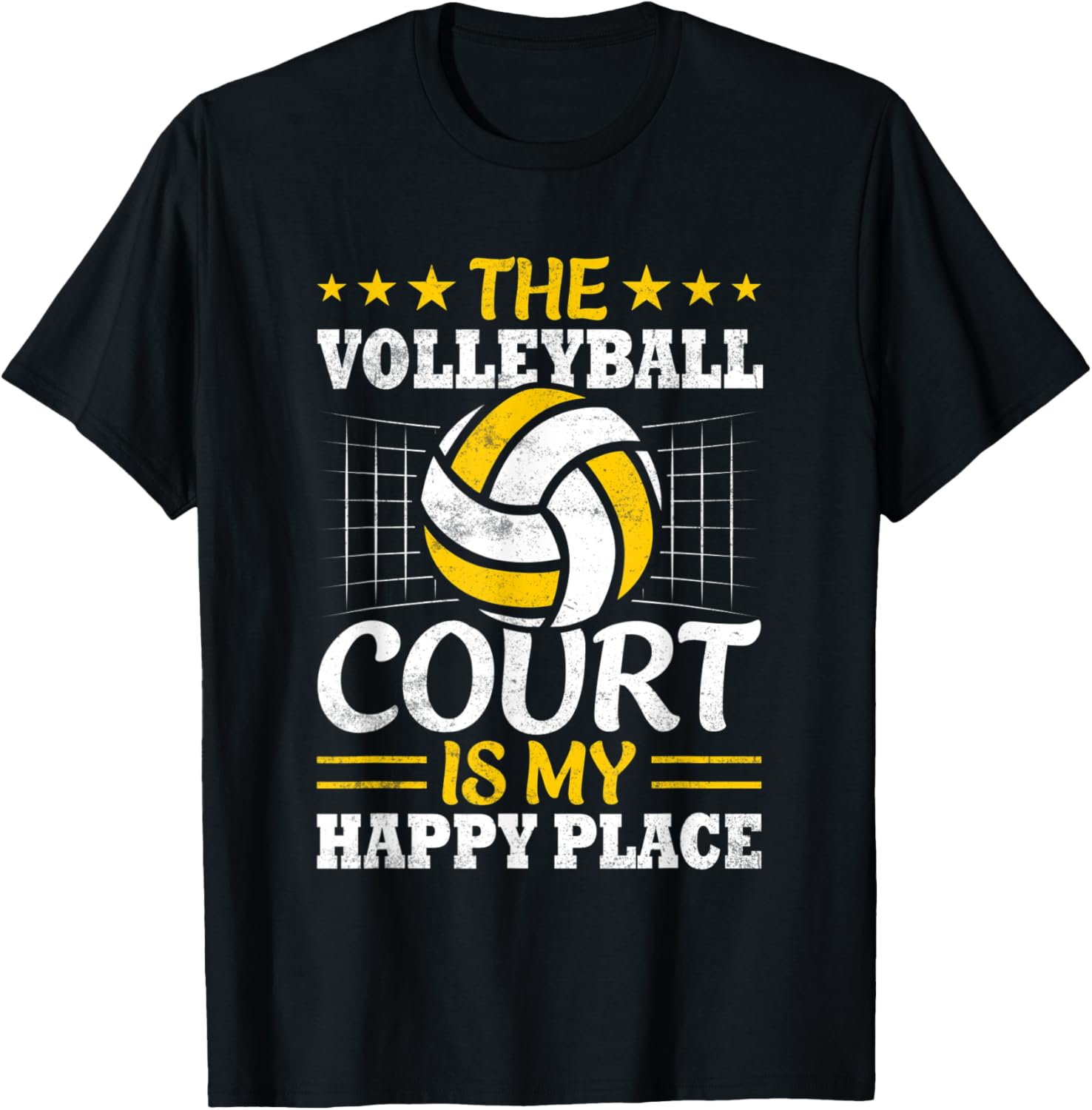 The Volleyball Court Is My Happy Place