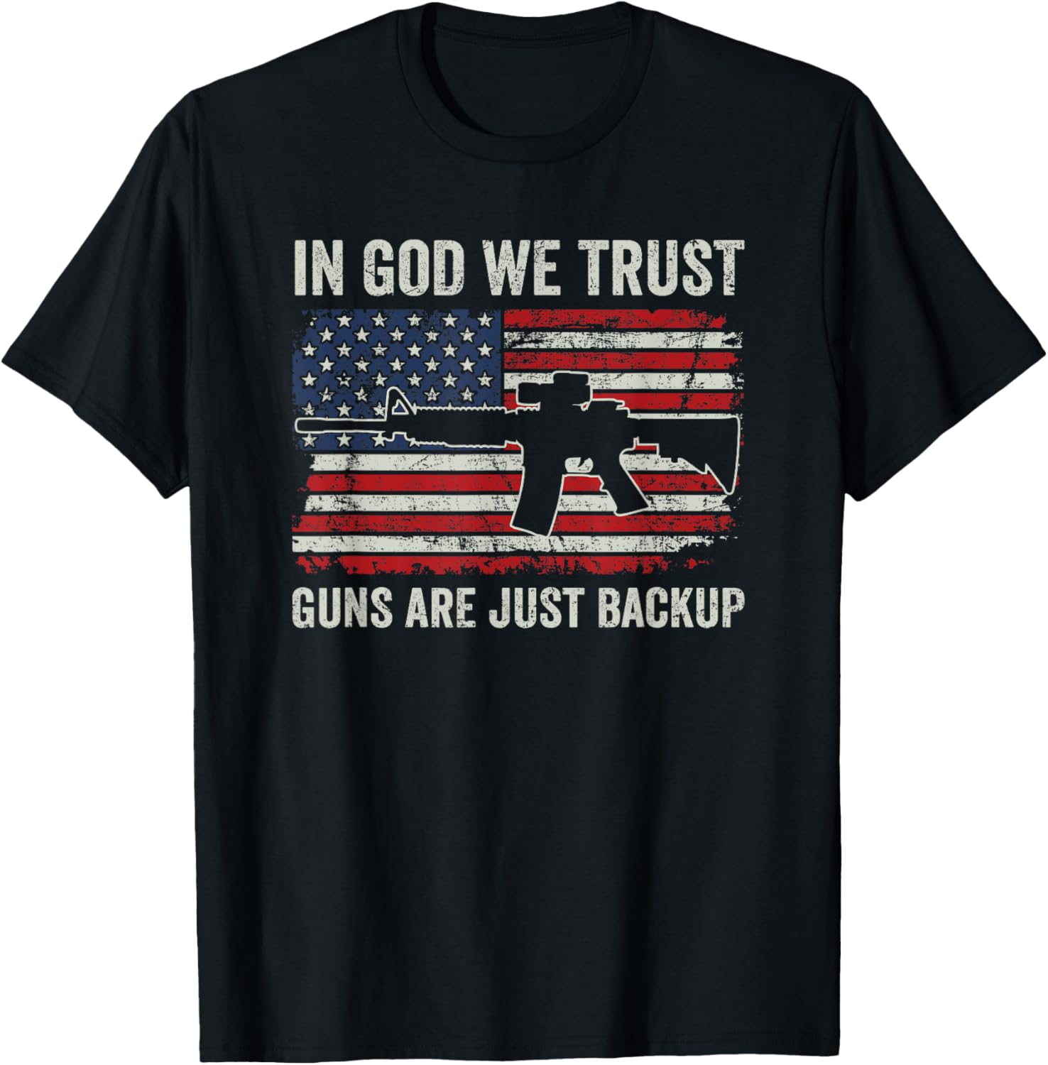 In God We Trust Guns Are Just A Backup Pistol Gun Christian