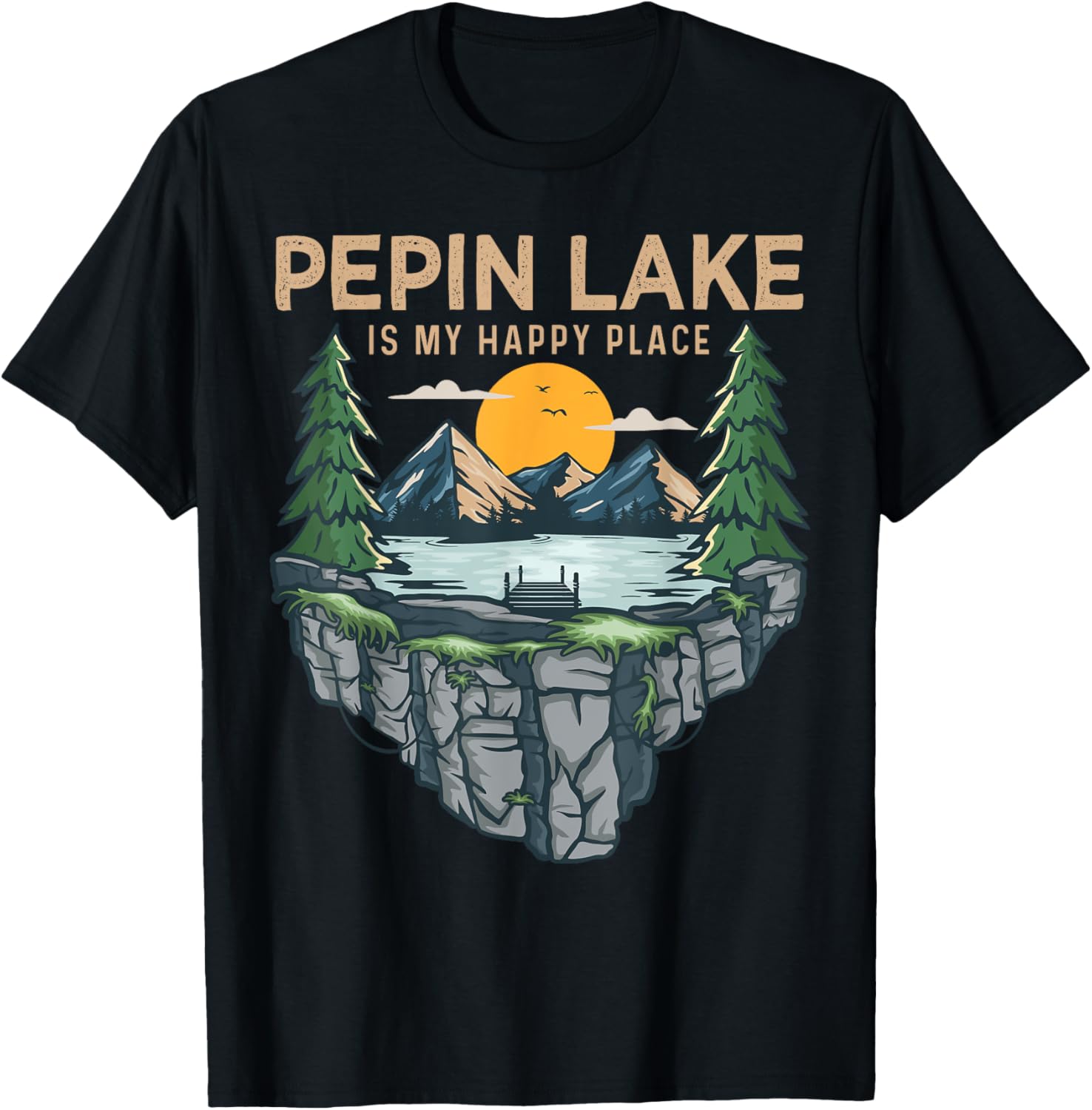 Fishing Boating Camping - My Happy Place Pepin Lake