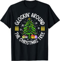 Glockin Around Christmas Tree Gun Lover Xmas Novelty