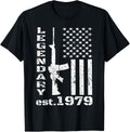 1979 43Rd Birthday Legendary Patriot 43 Years Old Pro Guns
