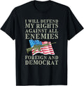 I Will Defend My Right Against Enemies Foreign Democrat